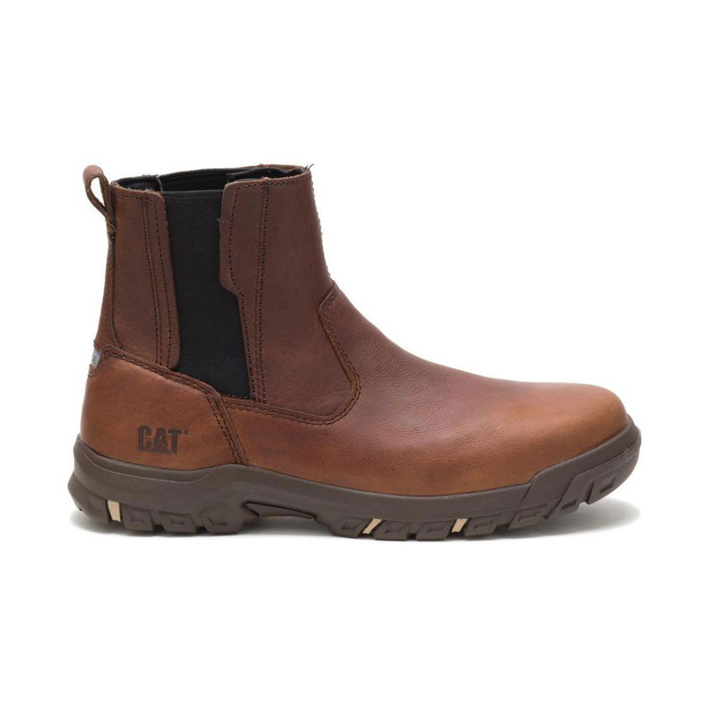 Caterpillar Abbey Steel Toe Women's Slip Resistant Footwear Brown USA | 063795-NGF