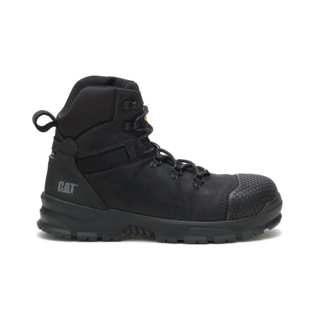 Caterpillar Accomplice X Waterproof Steel Toe Men's Safety Toe Boots Black USA | 239570-DLM