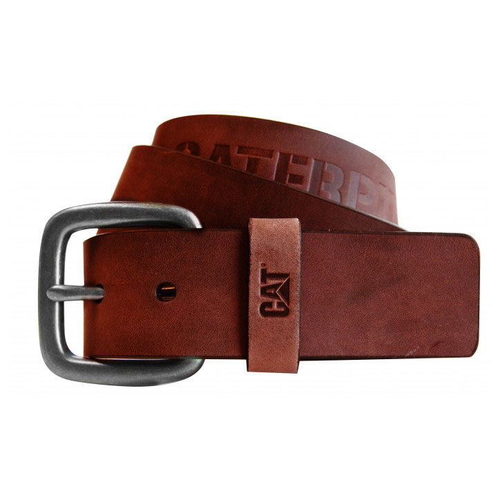 Caterpillar Bitterroot Leather Men's Belts Brown USA | 471962-YEX