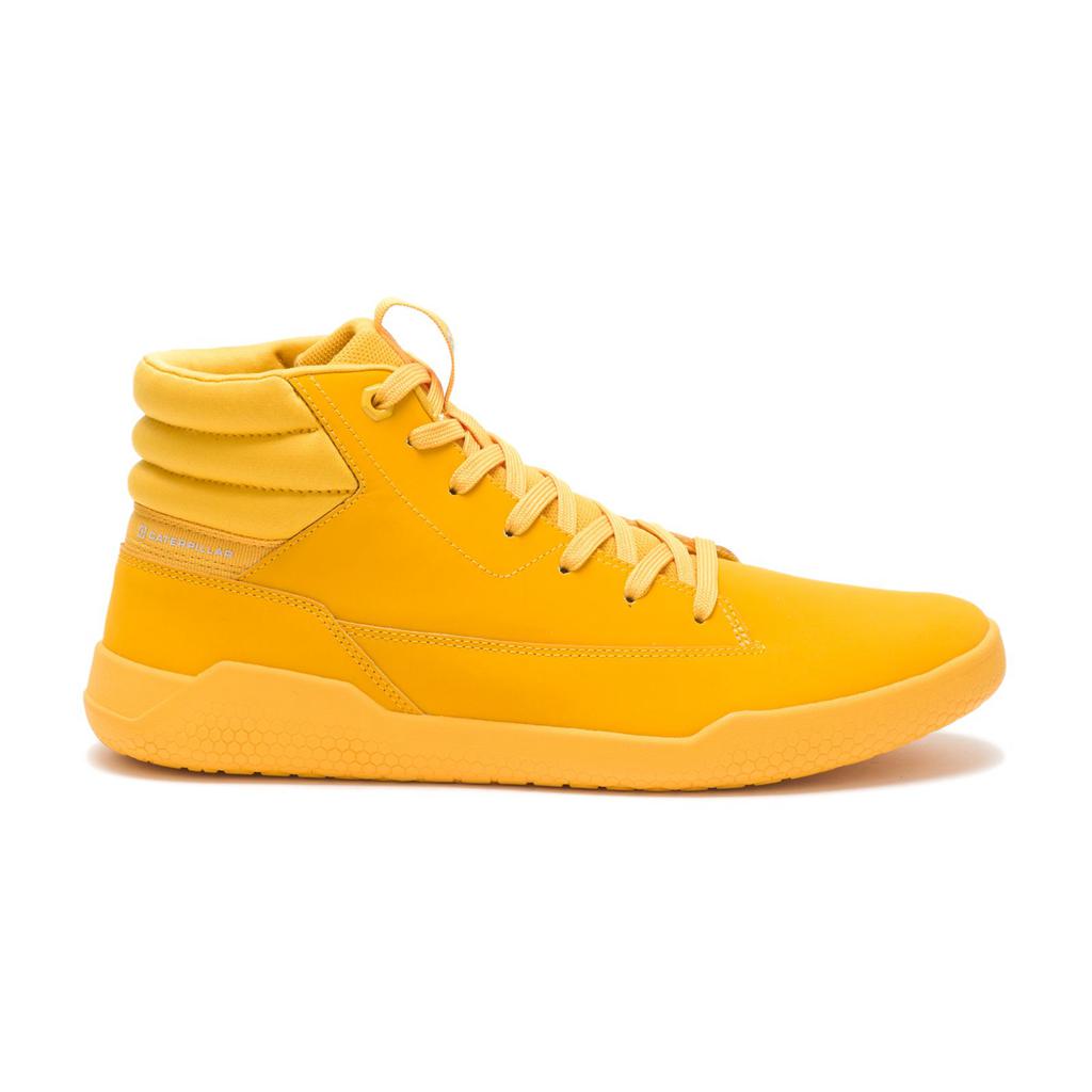 Caterpillar Code Hex Hi Men's Sneakers Yellow USA | 895607-CDE