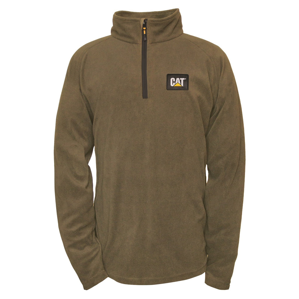 Caterpillar Concord Fleece Pullover Army Moss Men's Sweatshirts Army Moss USA | 021593-PYX