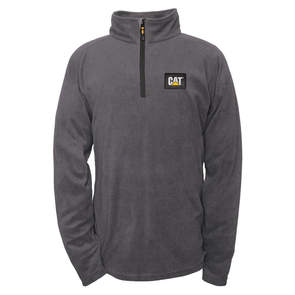 Caterpillar Concord Fleece Pullover Men's Sweatshirts Dark Heather Grey USA | 361874-HEP