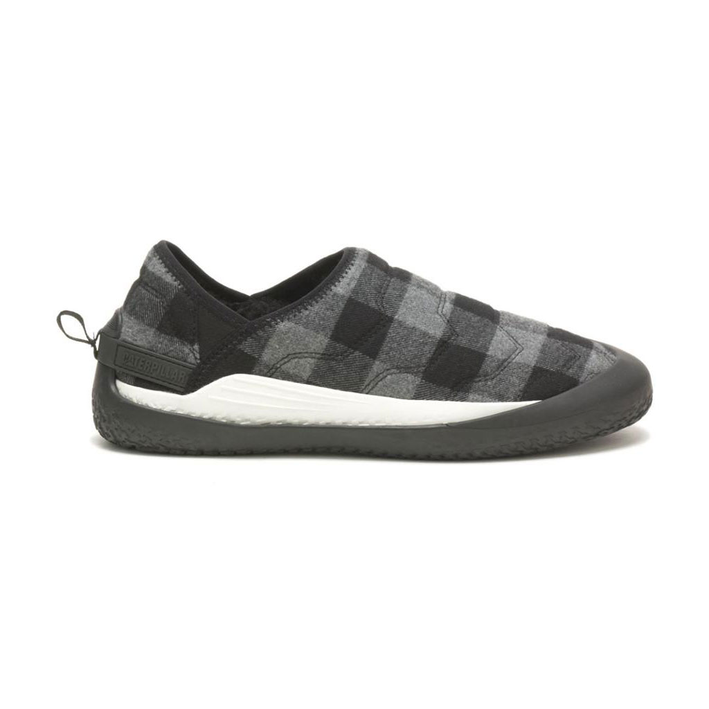 Caterpillar Crossover Men's Slip Ons Grey Plaid USA | 706293-ZWD