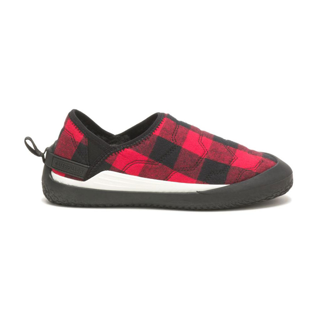 Caterpillar Crossover Men's Slip Ons Red Plaid USA | 698123-JOX