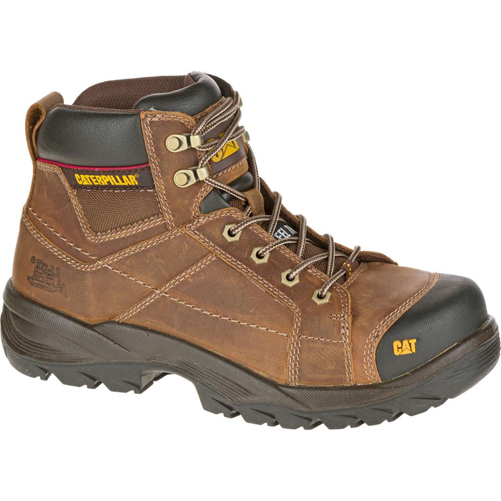 Caterpillar Crossrail St Men's Safety Toe Boots Dark Beige USA | 239015-PZD