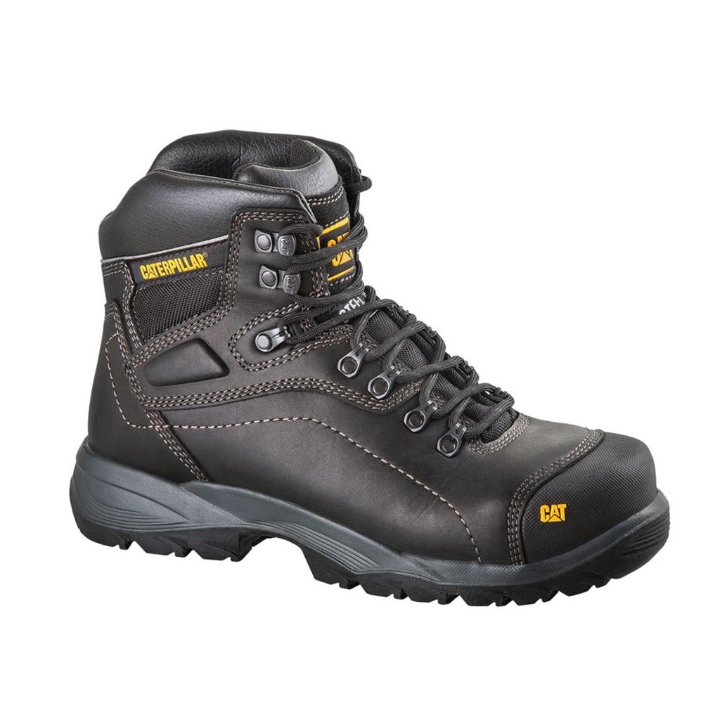 Caterpillar Diagnostic Hi St Men's Safety Toe Boots Black USA | 108537-ZCE