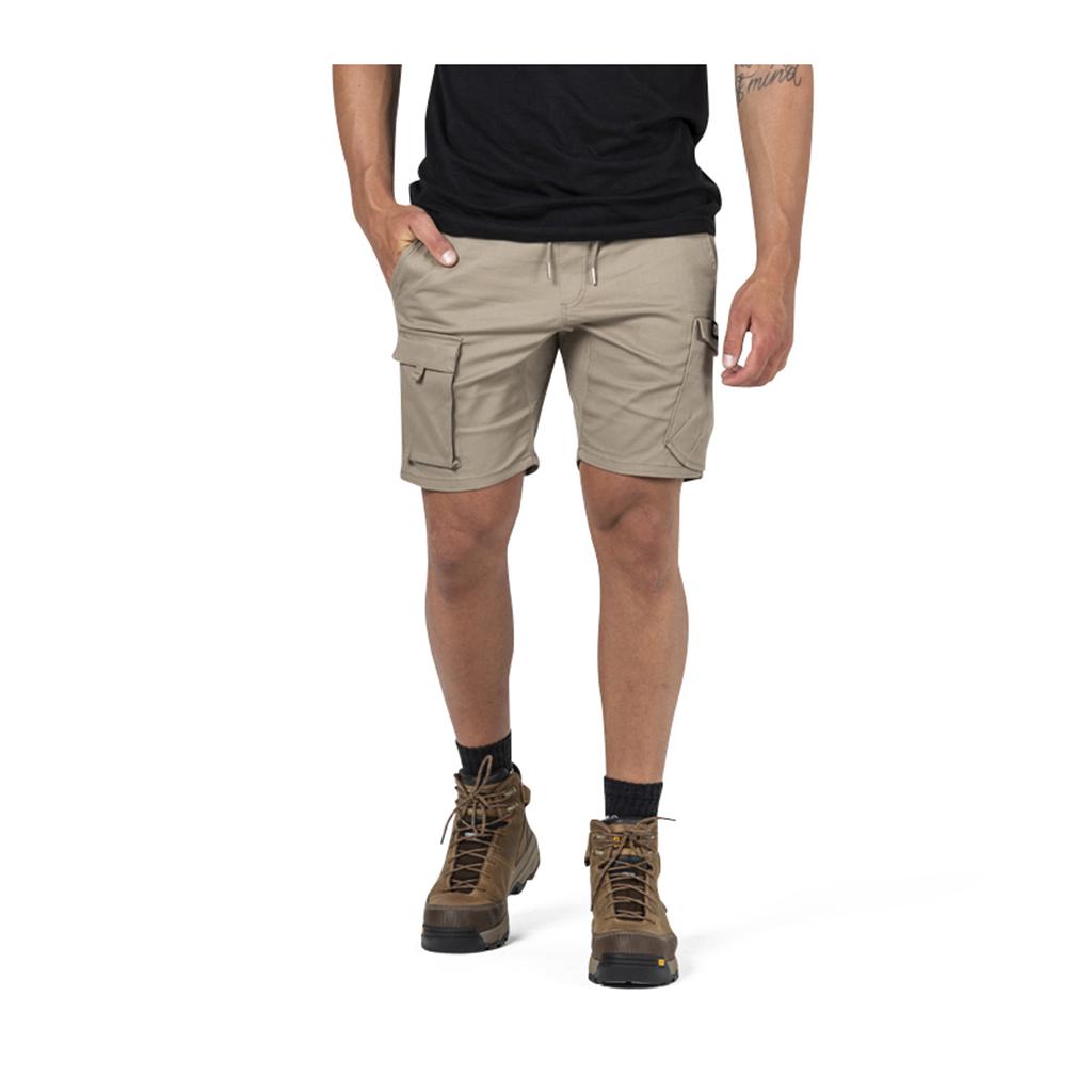 Caterpillar Diesel Men's Shorts Khaki USA | 982501-YZV