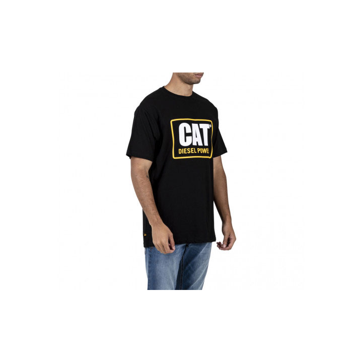 Caterpillar Diesel Power Men's Tee Shirts Black USA | 321785-FSR