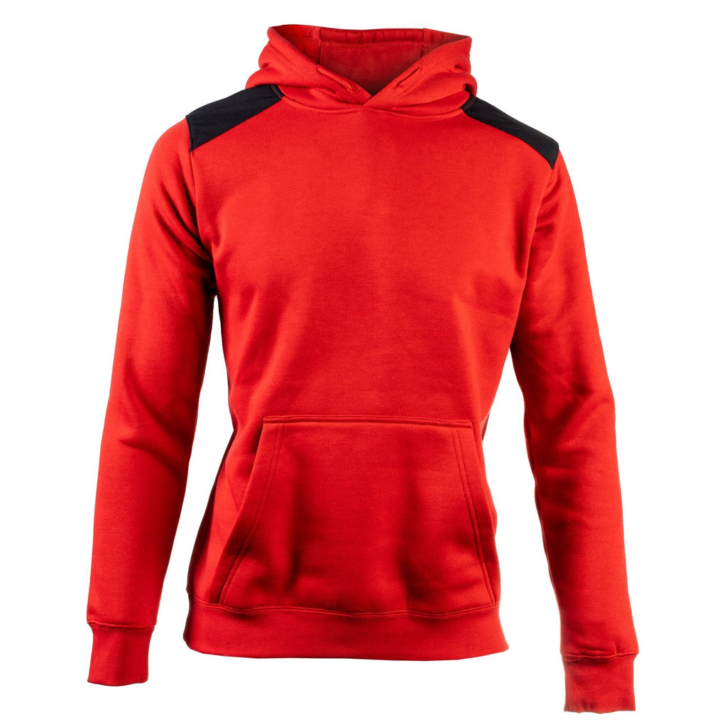 Caterpillar Essentials Hooded Men's Sweatshirts Hot Red USA | 059726-NQJ