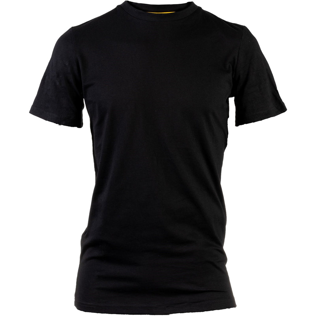 Caterpillar Essentials Short-Sleeve Men's Tee Shirts Black USA | 139645-BHG