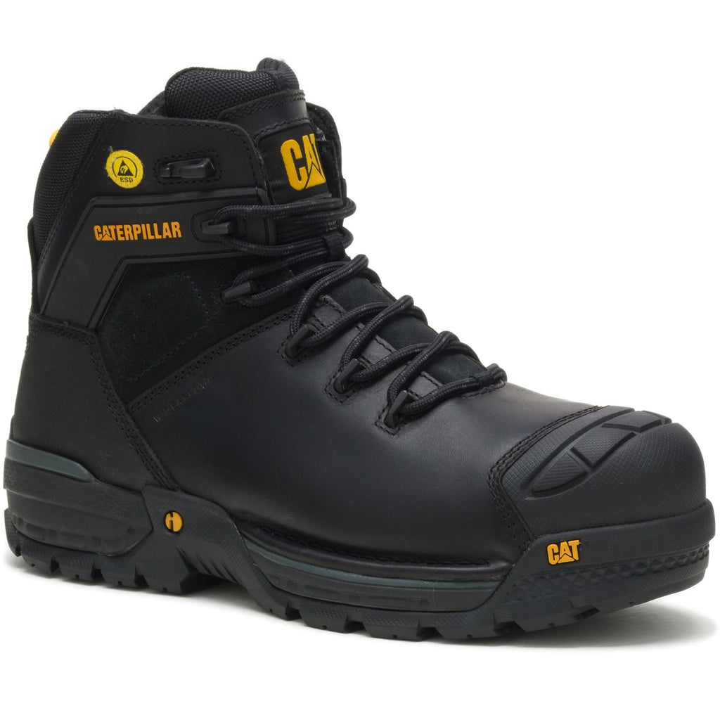 Caterpillar Excavator S3 Men's Safety Boots Black USA | 238950-PUF