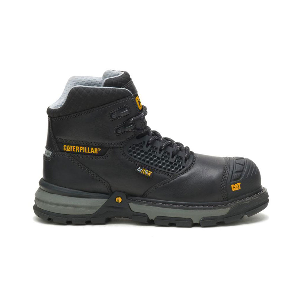 Caterpillar Excavator Superlite Cool Carbon Composite Toe Women's Safety Toe Boots Black USA | 563201-OPN