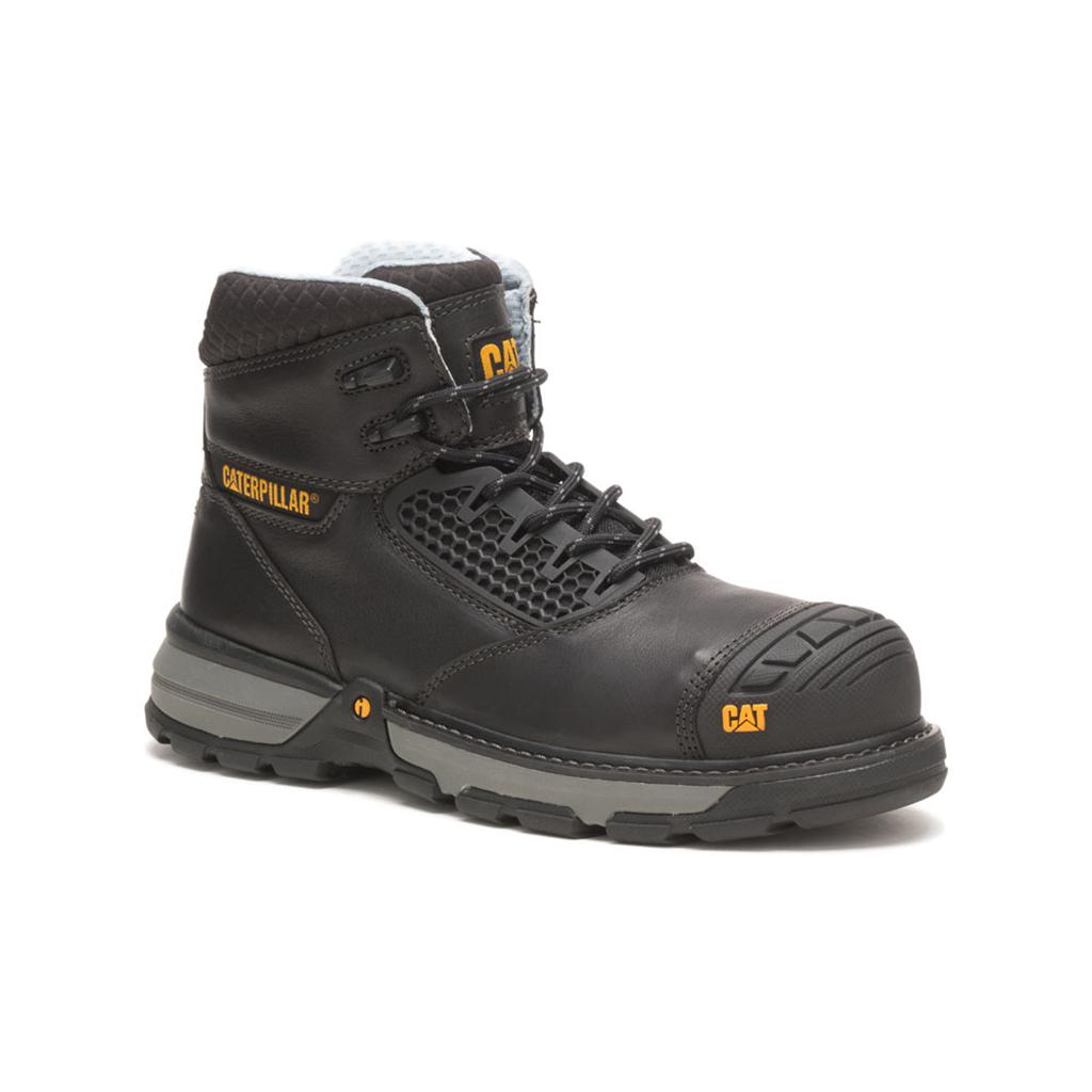 Caterpillar Excavator Superlite Cool Cct / Astm/Comp Toe Men's Safety Toe Boots Black USA | 306271-PYI