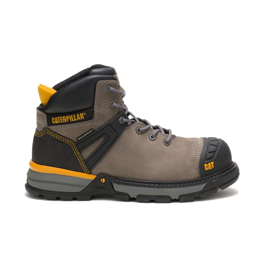 Caterpillar Excavator Superlite Waterproof Nano Toe Csa Men's Work Boots Brown/Black USA | 261873-DCU