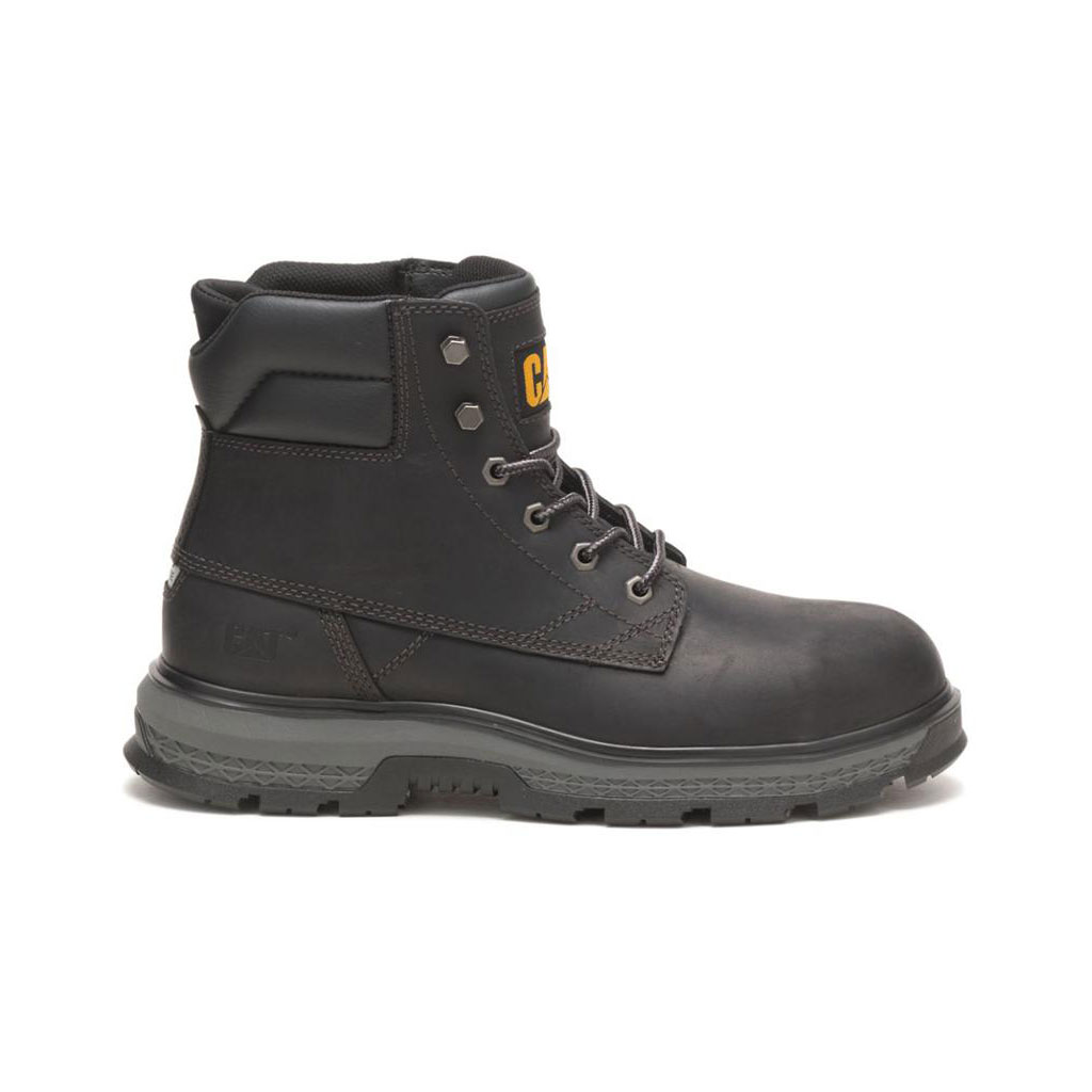 Caterpillar Exposition 6" Alloy Toe Men's Work Boots Black USA | 720315-JCV