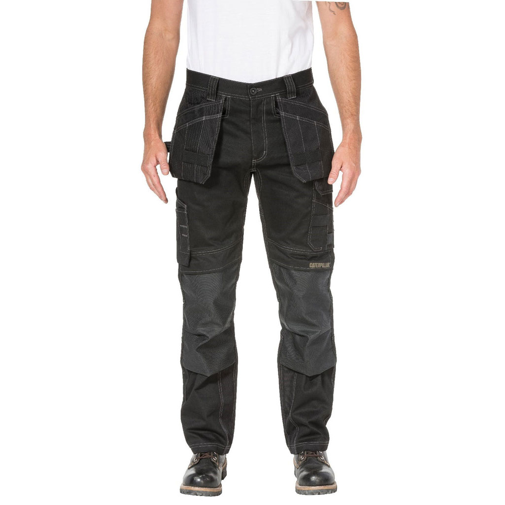 Caterpillar Floor Layer Flex Men's Pants Black USA | 708395-SKH