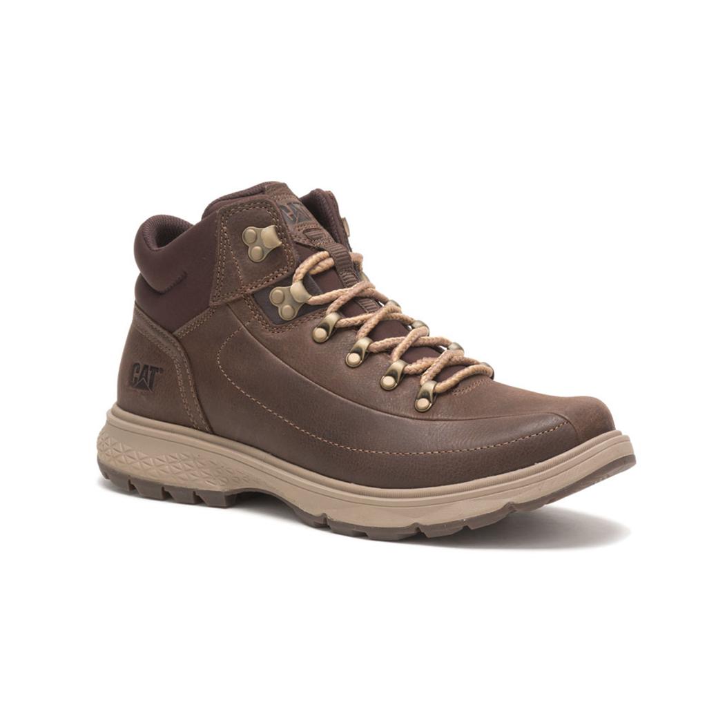 Caterpillar Forerunner Men's Work Boots Chocolate USA | 869742-RMG