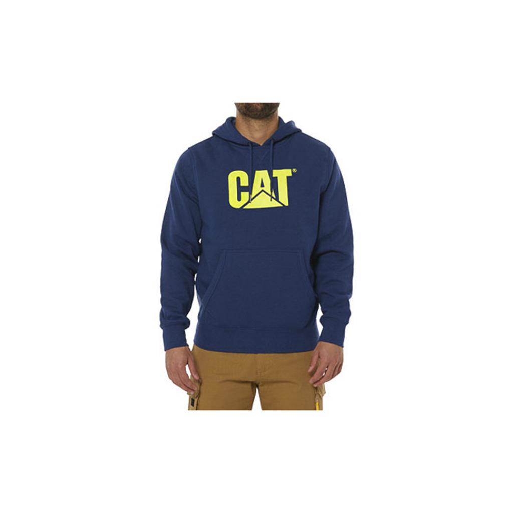 Caterpillar Foundation Hooded Sweatshirt Men's Jackets Blue USA | 489721-XWE