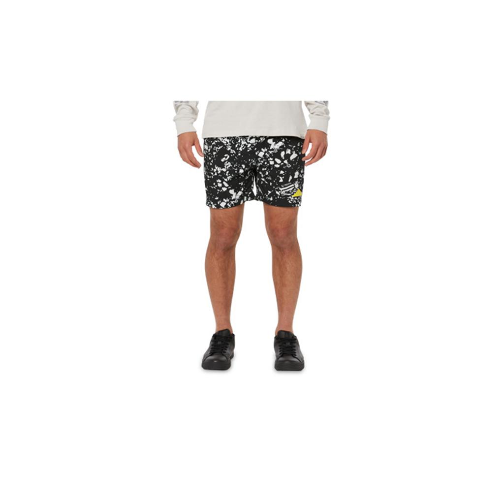 Caterpillar Foundation Swim Trunk Men's Shorts Black/White USA | 685731-FCN