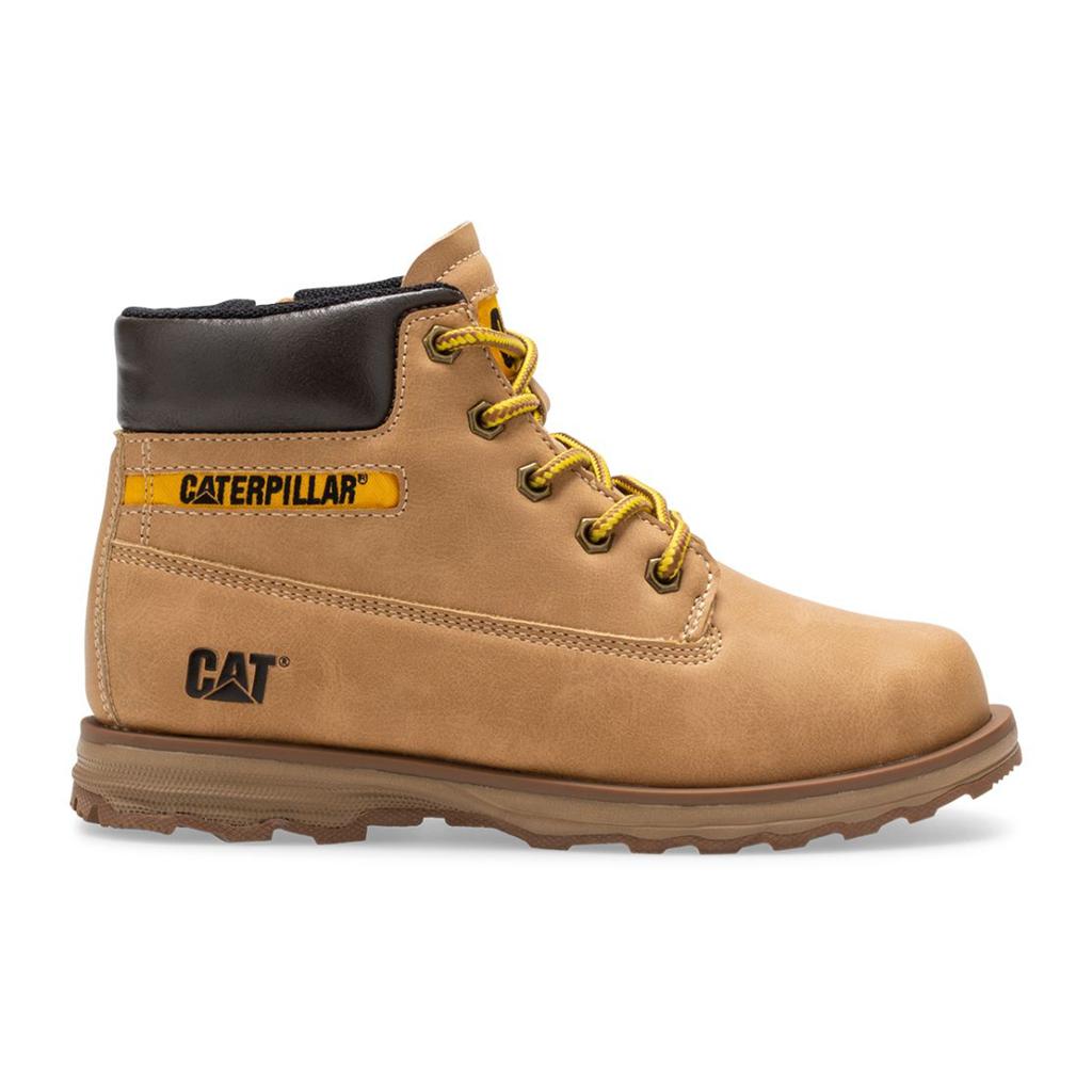 Caterpillar Founder Kids' Boots Brown USA | 081534-AWK