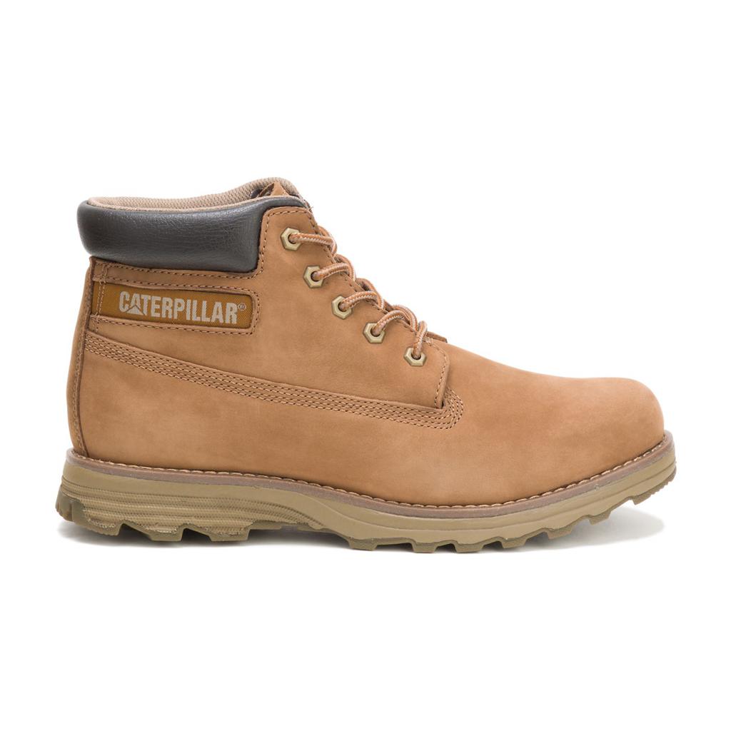 Caterpillar Founder Men's Work Boots Brown USA | 037916-ZHN