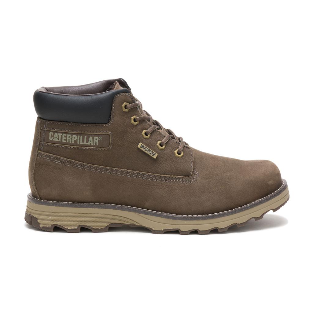 Caterpillar Founder Waterproof Thinsulate™ Men's Waterproof Boots Grey USA | 513692-PBH