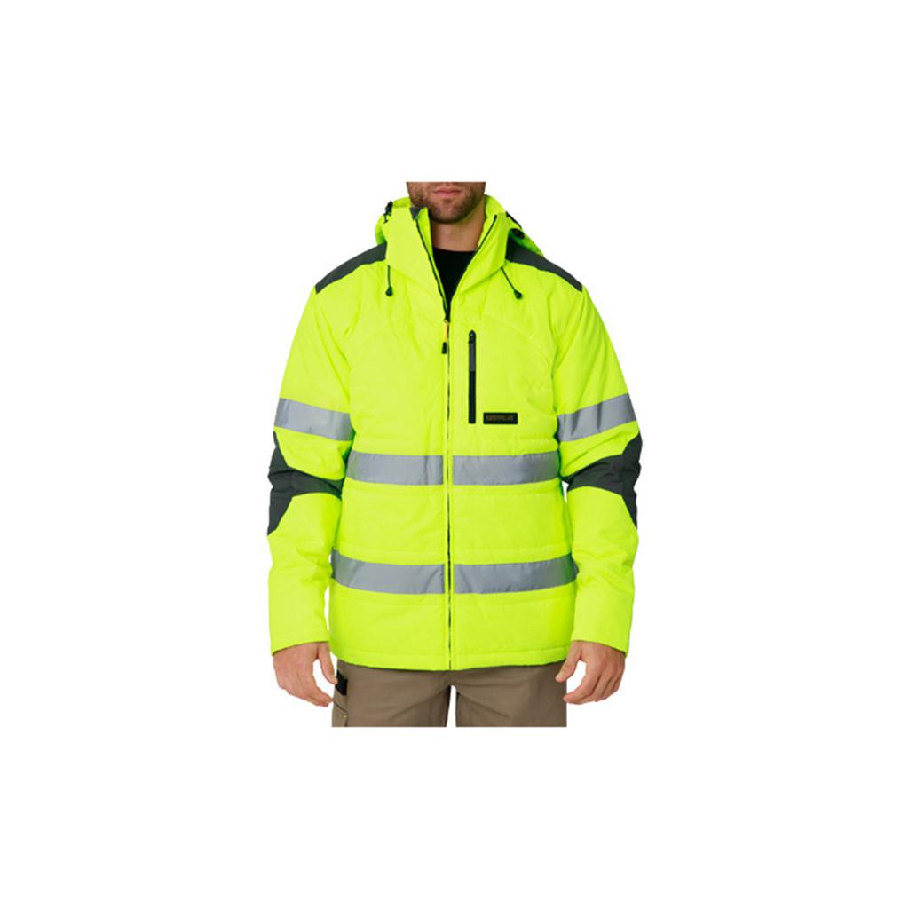 Caterpillar Hi Vis Boreas Taped Men's Jackets Yellow USA | 380264-NKQ