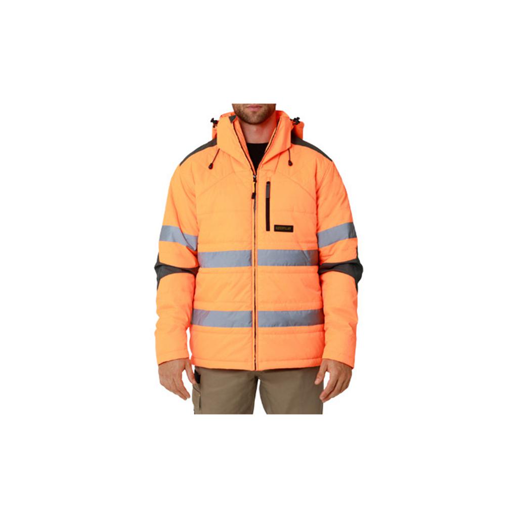 Caterpillar Hi Vis Boreas Taped Men's Jackets Orange USA | 398405-QXC