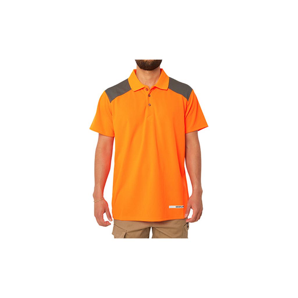 Caterpillar Hi Vis Performance Men's T-Shirts Orange USA | 017893-PEZ