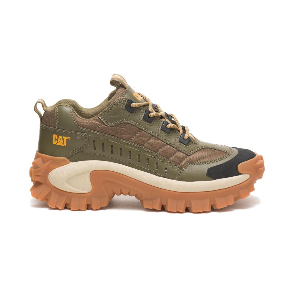 Caterpillar Intruder Men's Casual Shoes Dark Olive USA | 298045-ESC