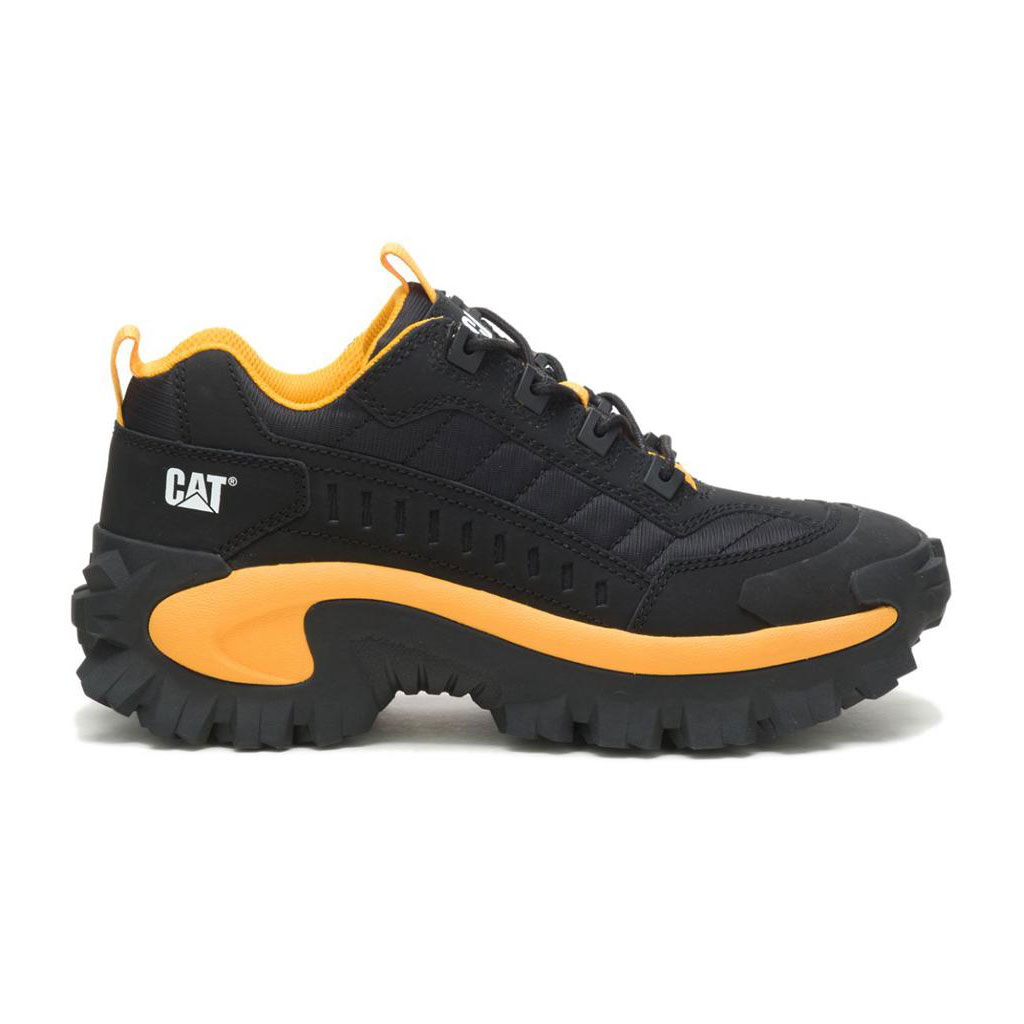 Caterpillar Intruder Men's Casual Shoes Black / Cat Yellow USA | 670913-MQG