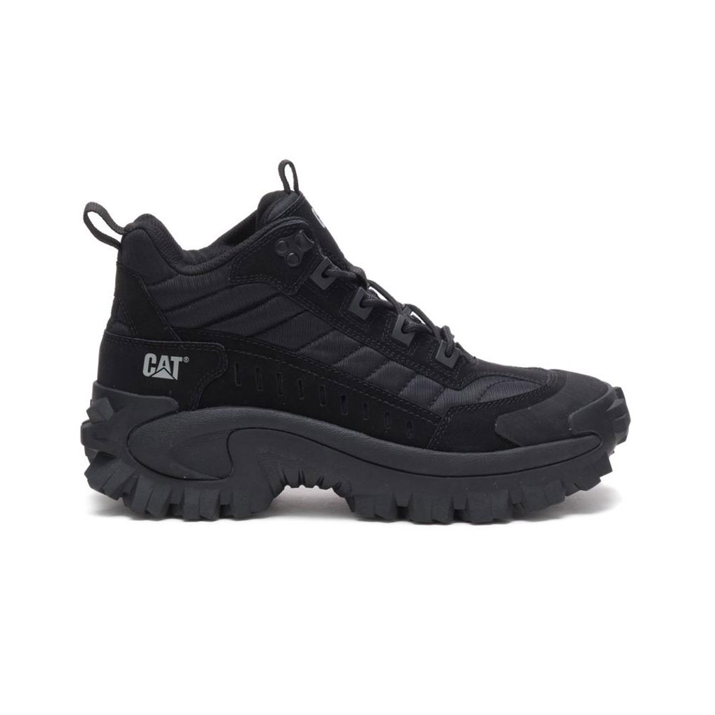 Caterpillar Intruder Mid Men's Sneakers Black USA | 356914-BPQ