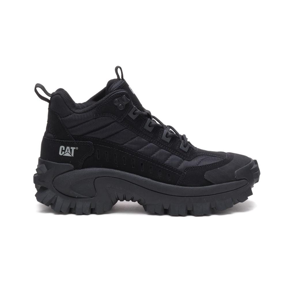 Caterpillar Intruder Mid Men's Sneakers Black USA | 918742-YOA