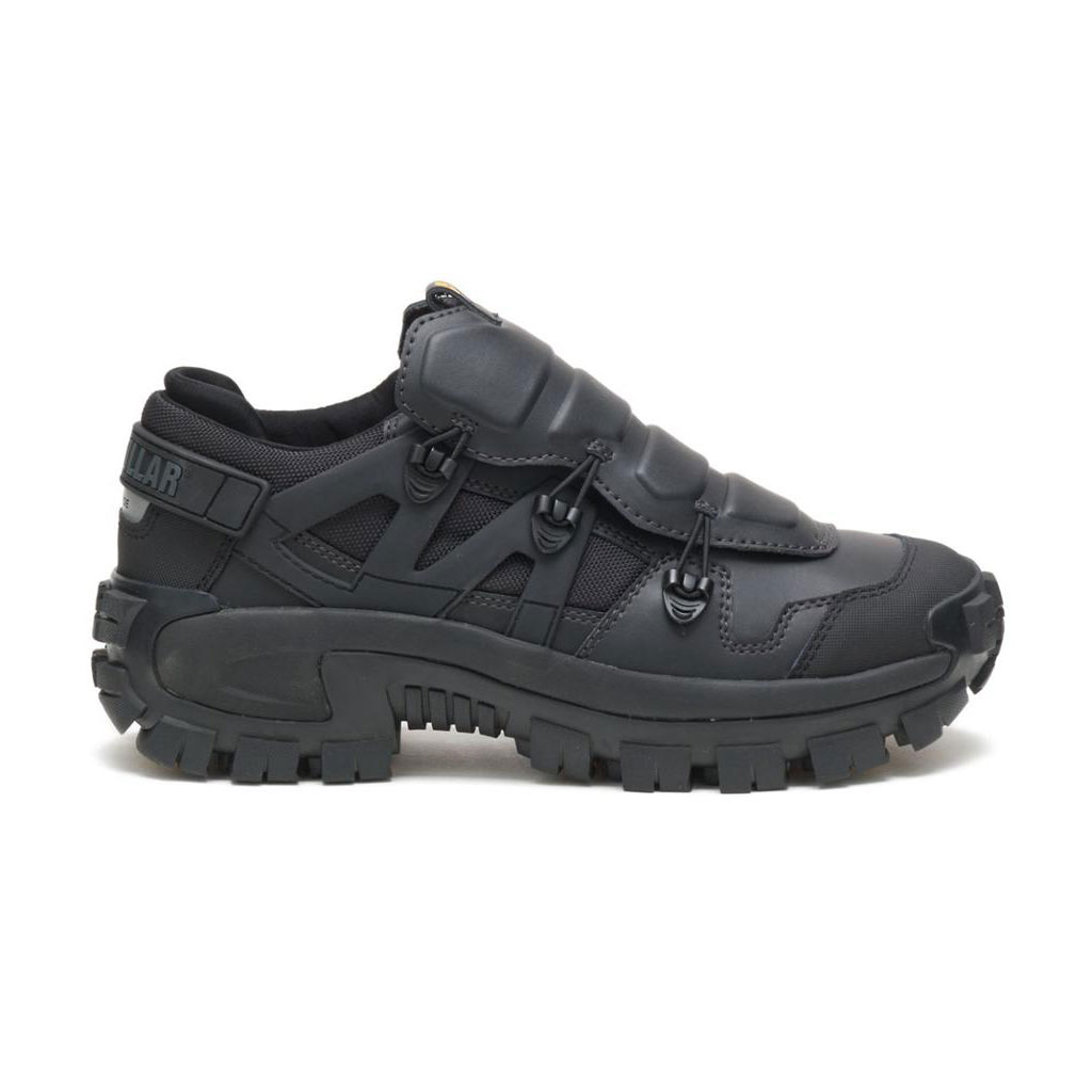 Caterpillar Invader Met Steel Men's Work Shoes Black USA | 415603-WYK