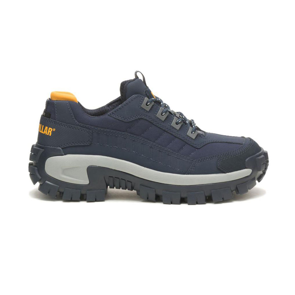 Caterpillar Invader Steel Men's Work Shoes Total Eclipse Navy USA | 674230-FWJ