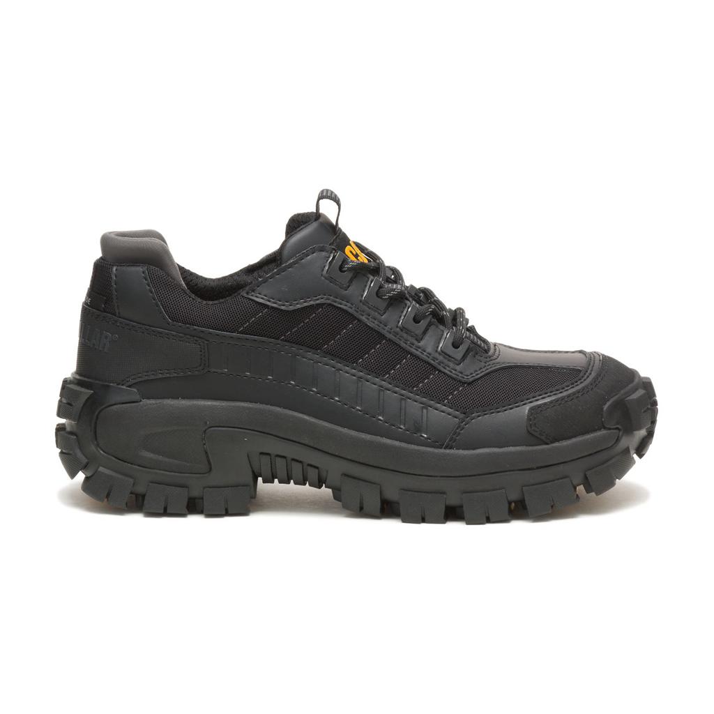 Caterpillar Invader Steel Toe Men's Steel Toe Shoes Black USA | 280943-LHB