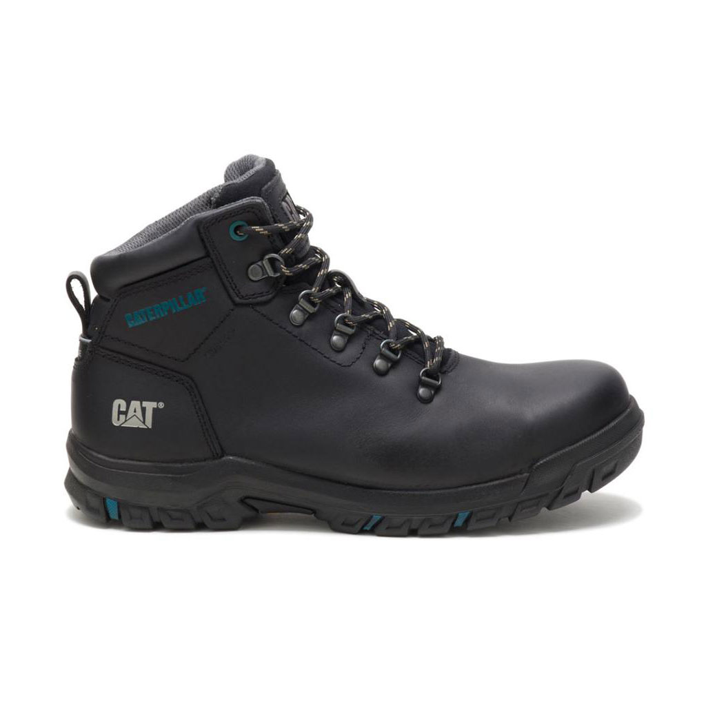 Caterpillar Mae Steel Toe Waterproof Women's Work Boot Black USA | 249168-UFE