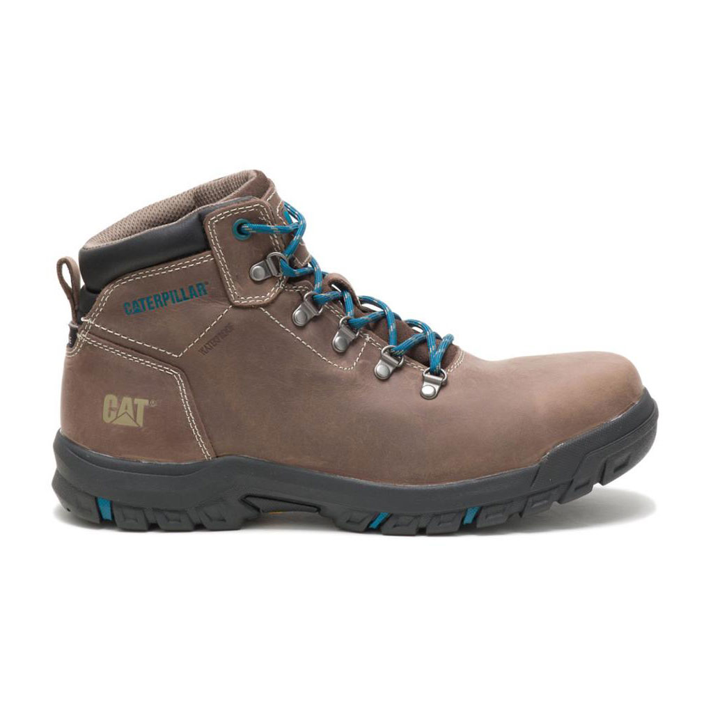 Caterpillar Mae Steel Toe Waterproof Women's Work Boot Bay Leaf Brown USA | 683125-IBK