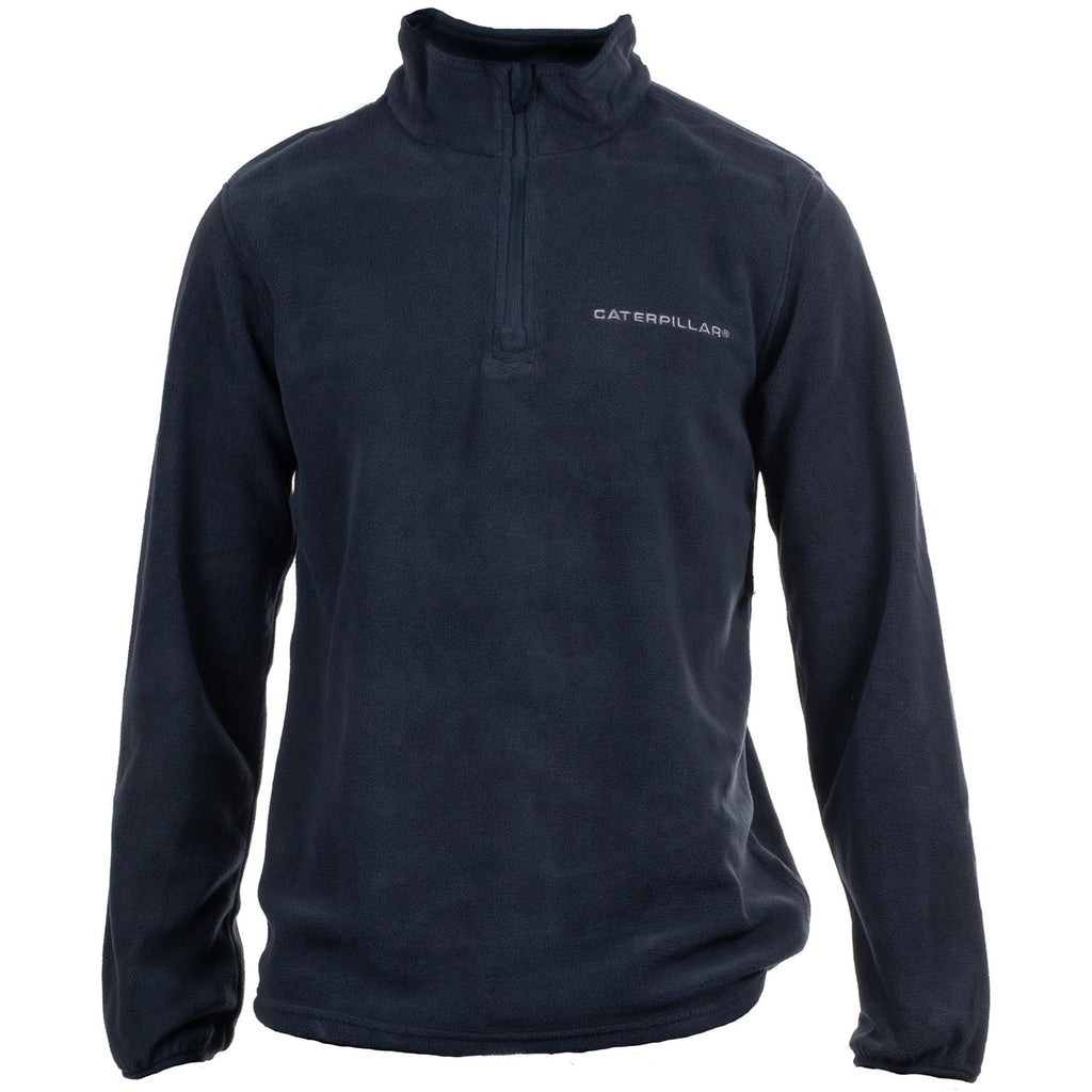 Caterpillar Microfleece Quarter Zip Men's Fleeces Eclipse Navy USA | 284316-CBR