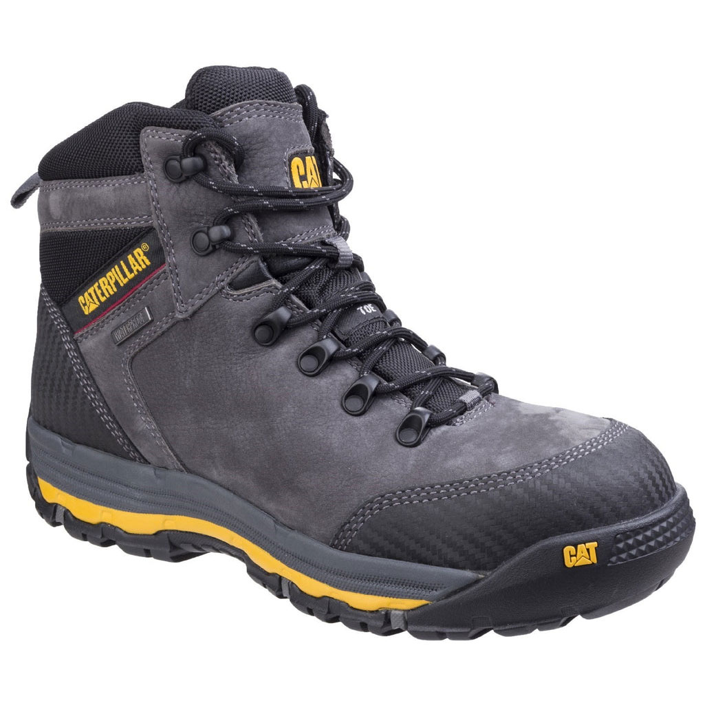 Caterpillar Munising S3 Men's Safety Toe Boots Dark Heather Grey USA | 097216-QSA