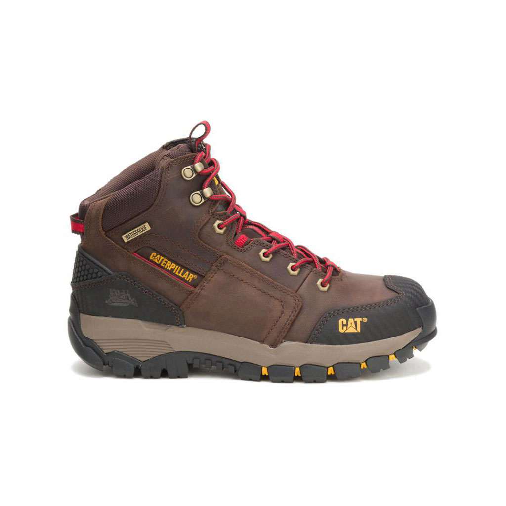 Caterpillar Navigator Waterproof Men's Waterproof Boots Clay Brown USA | 078264-ULV