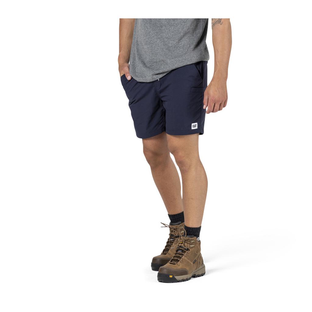 Caterpillar Nylon Men's Shorts Navy USA | 931627-GTO