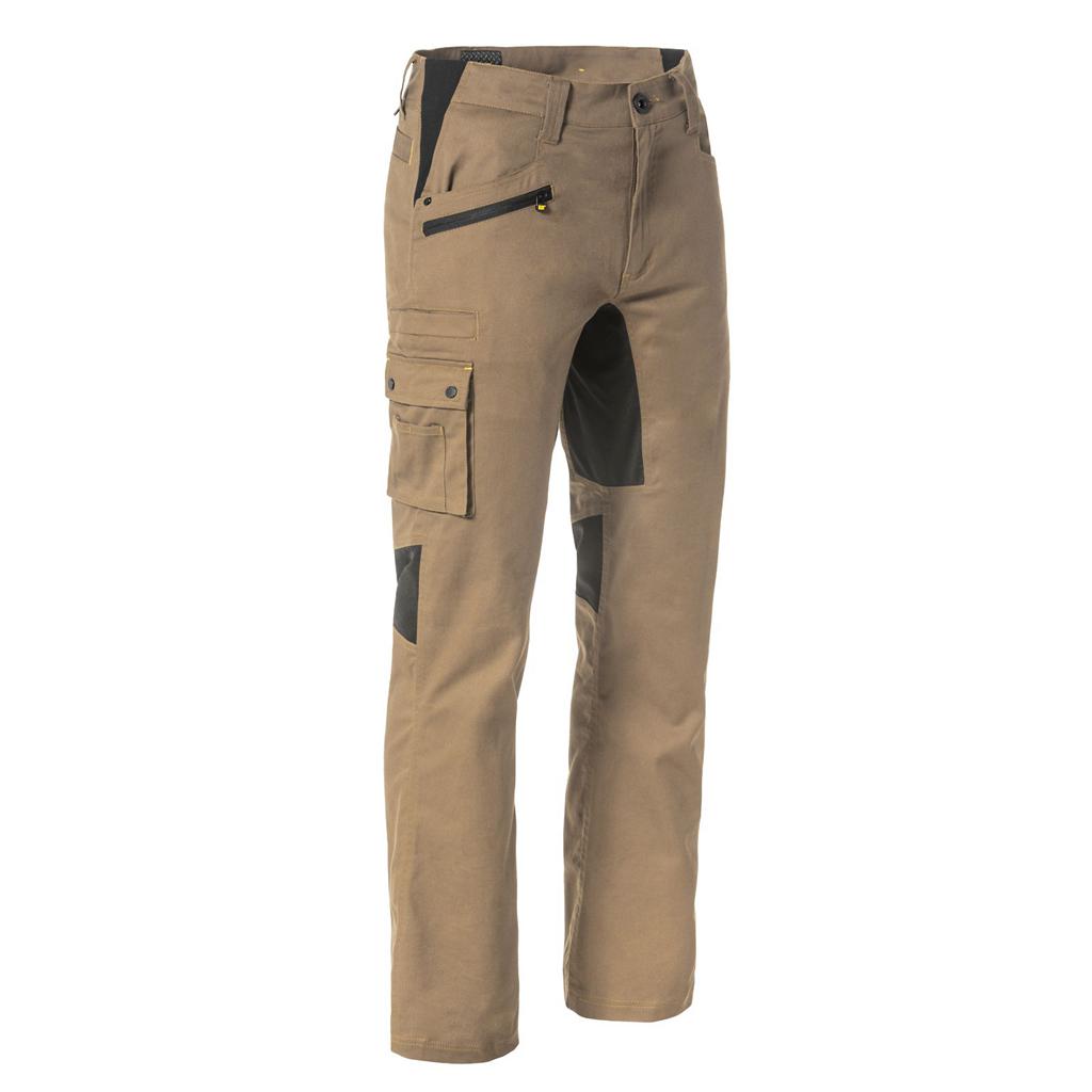 Caterpillar Operator Flex Men's Pants Khaki USA | 143780-XFQ