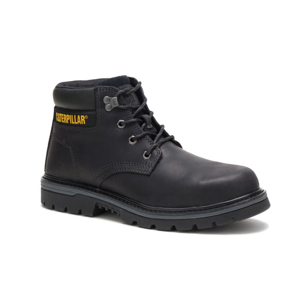 Caterpillar Outbase St Men's Safety Toe Boots Black USA | 749860-CAS