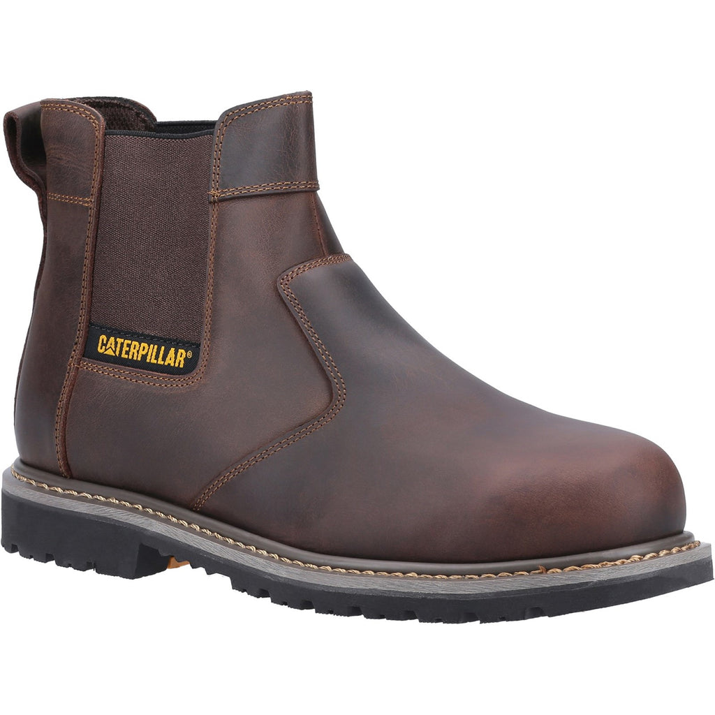 Caterpillar Powerplant Dealer Sb Men's Safety Toe Boots Brown USA | 436201-CRT