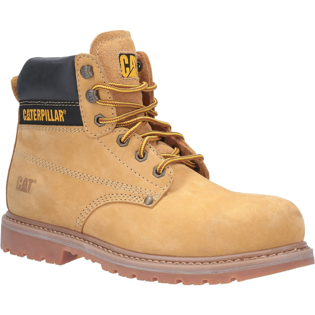 Caterpillar Powerplant Gyw Sb Men's Safety Toe Boots Honey Brown USA | 190278-IUN