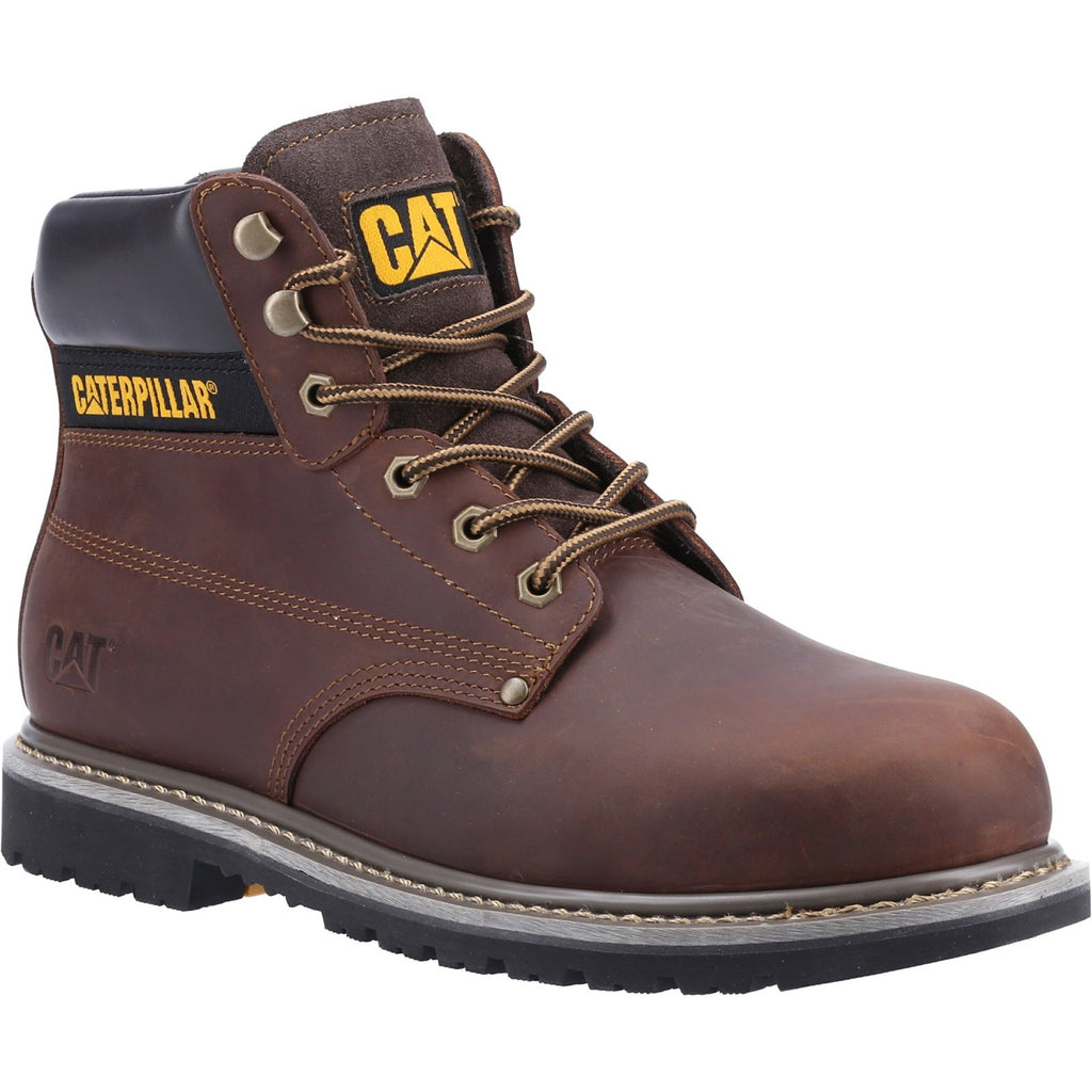 Caterpillar Powerplant S3 Gyw S3 Men's Safety Toe Boots Brown USA | 057263-BEJ