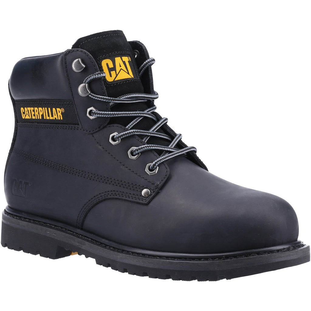 Caterpillar Powerplant S3 Gyw S3 Men's Safety Toe Boots Black USA | 073128-HVD