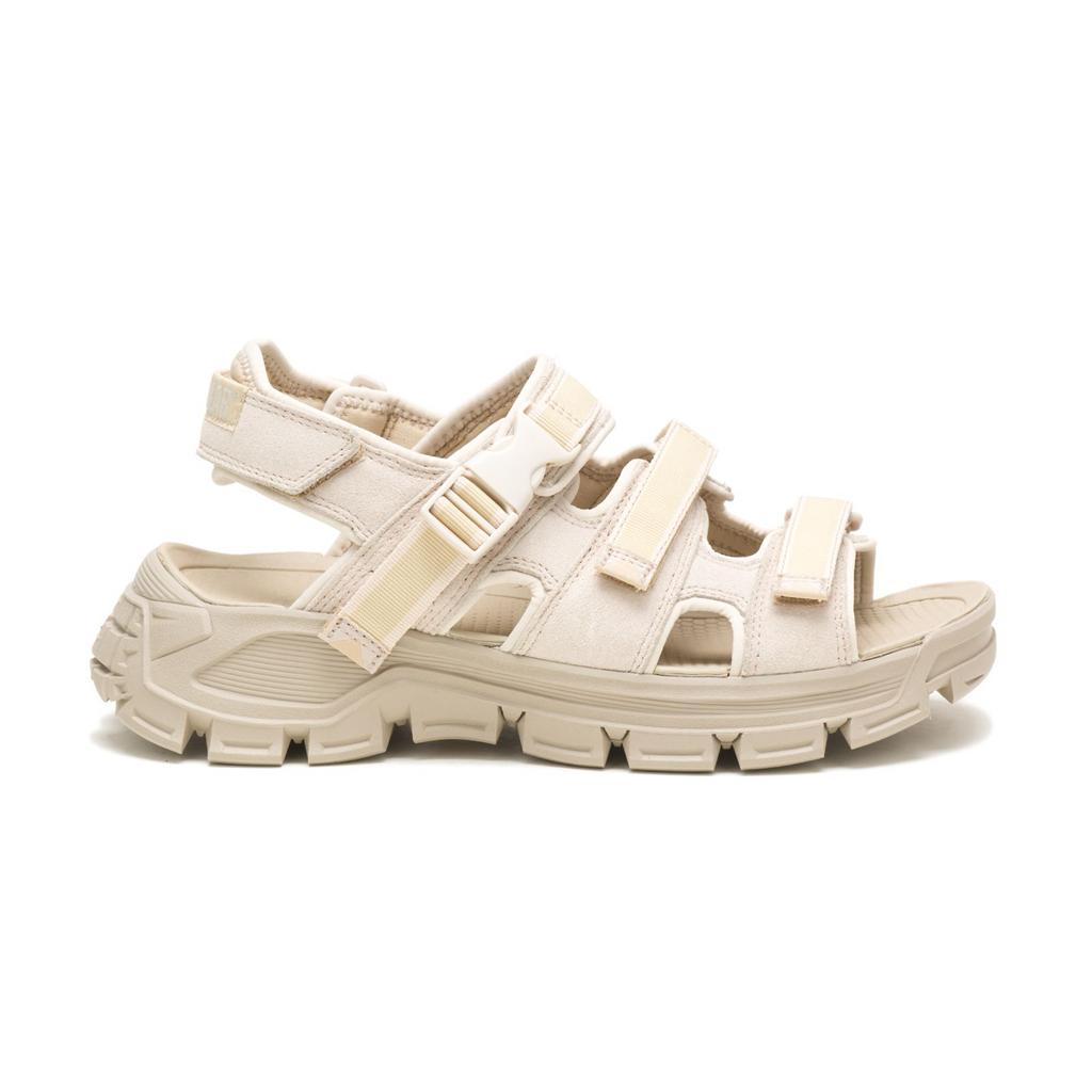 Caterpillar Progressor Buckle Men's Sandals Beige USA | 649051-BAF