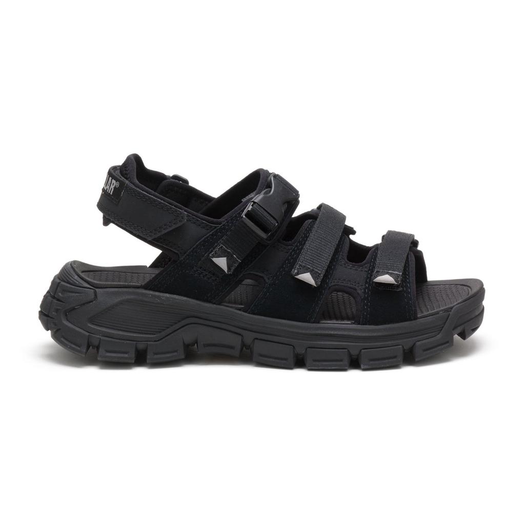 Caterpillar Progressor Buckle Men's Sandals Black USA | 820193-WGS